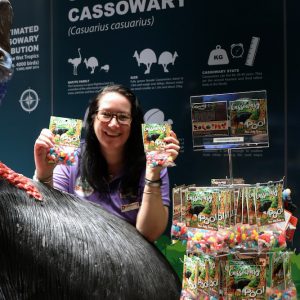 CASSOWARY CALLING CARD SPREADS THE WORD ON SAVING THE RAINFOREST